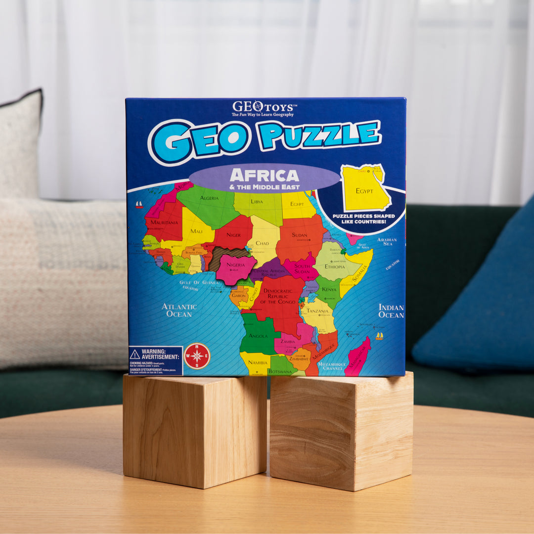 GeoPuzzle Africa and the Middle East, 65 Piece Geography Jigsaw Puzzle