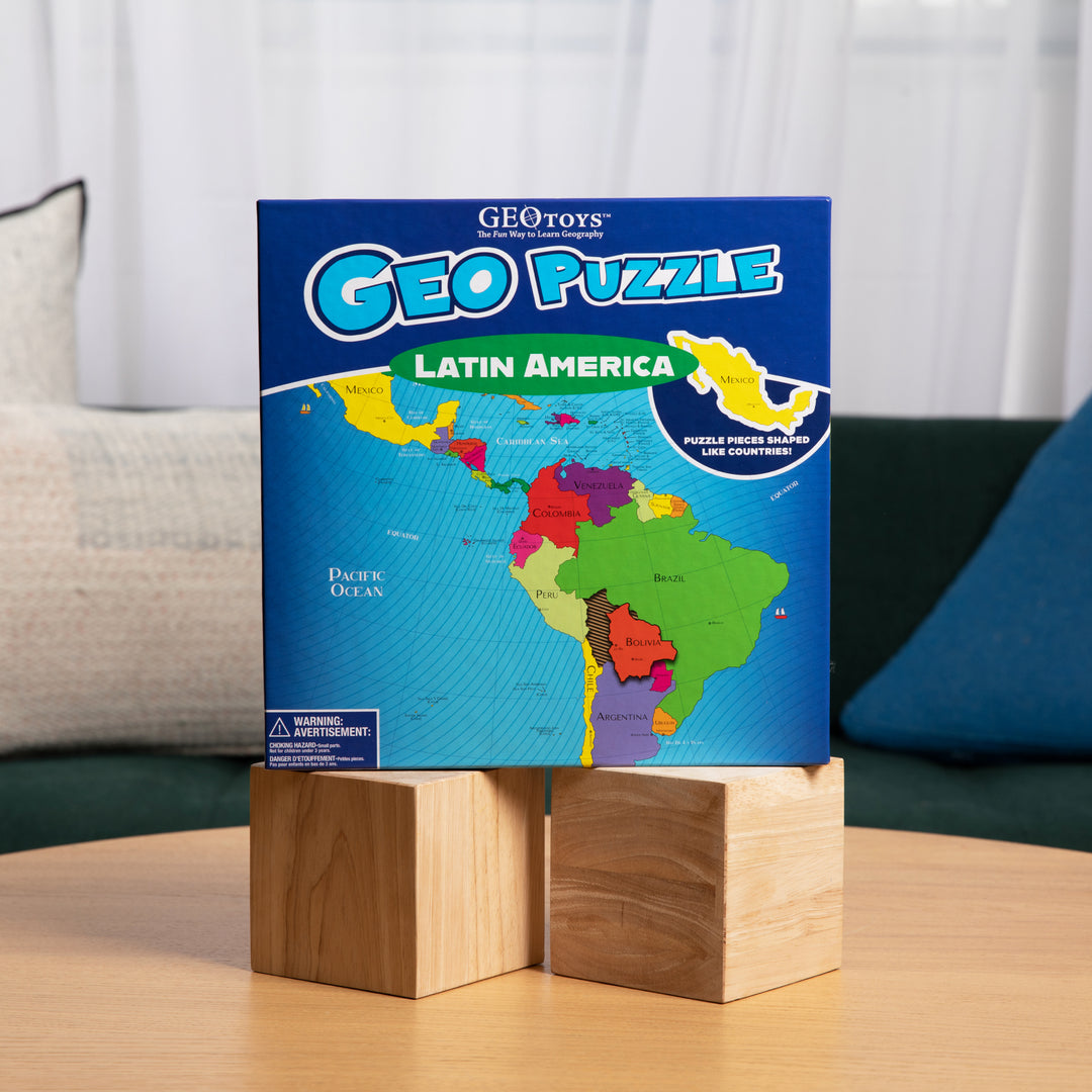 GeoPuzzle Latin America, 50 Piece Geography Jigsaw Puzzle