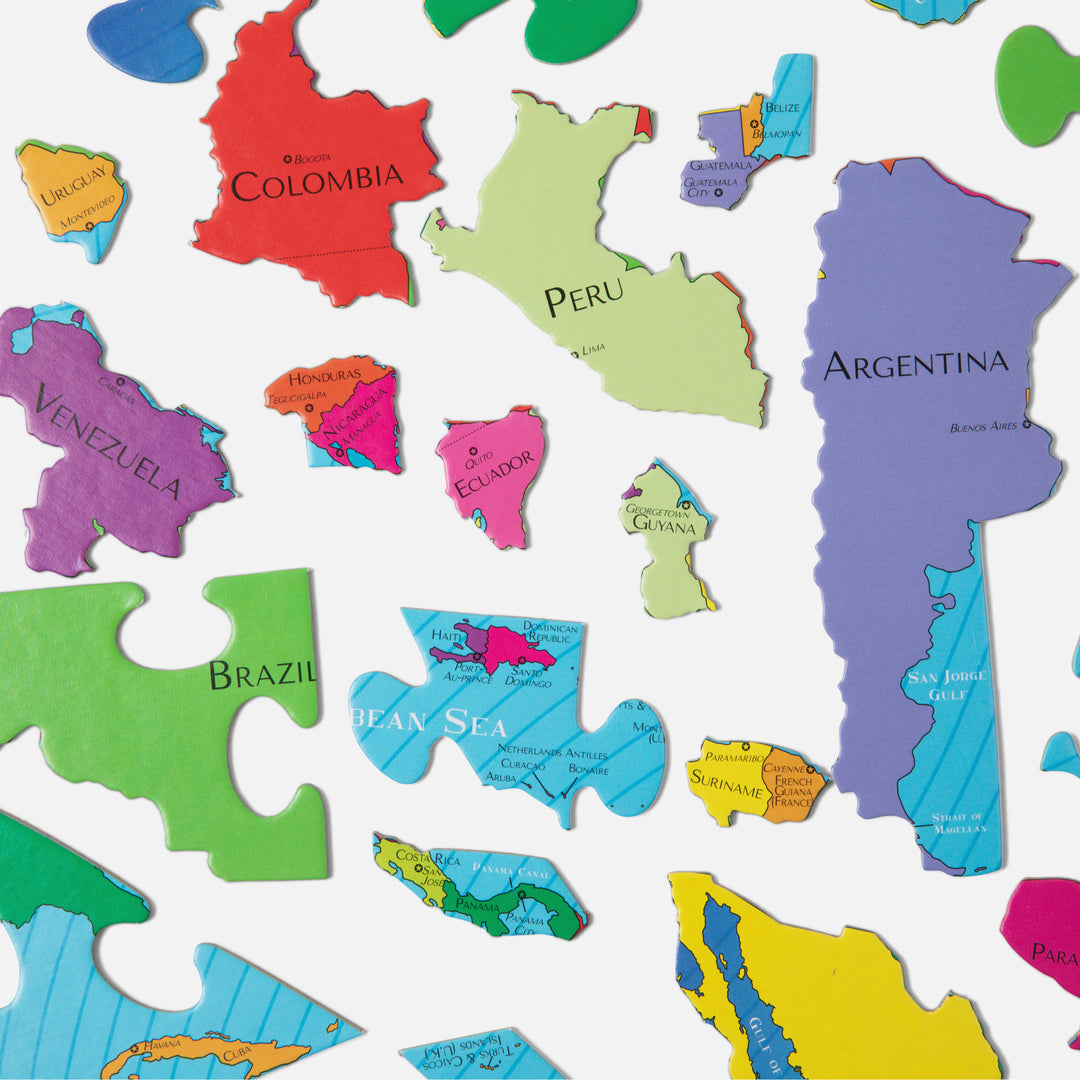 GeoPuzzle Latin America, 50 Piece Geography Jigsaw Puzzle